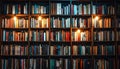 Luminous Library Royalty Free Stock Photo