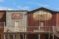 Detailed view at the typical and traditional western stores on Oasys - Mini Hollywood, a Spanish Western-styled theme park, AlmÃÂ©