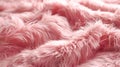 Close Up of Pink Furry Material