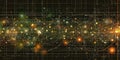detailed visualization of neural network connections, glowing synapses and neurons. abstract image concepts in