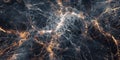 detailed visualization of neural network connections, glowing synapses and neurons. abstract image concepts in