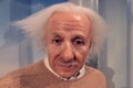 Albert Einstein Wax Figure at Madame Tussauds museum. Royalty Free Stock Photo