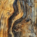 Detailed Wood Grain Pattern Close-Up Royalty Free Stock Photo