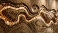 Wood Grain Texture with Curved Pattern Royalty Free Stock Photo