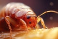 Detailing of the bed bug, macro photography Royalty Free Stock Photo