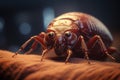 Detailing of the bed bug, macro photography Royalty Free Stock Photo