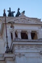 Details of Altare della Patria monument, Rome, Italy Royalty Free Stock Photo