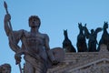 Details of Altare della Patria monument, Rome, Italy Royalty Free Stock Photo