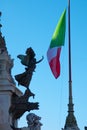 Details of Altare della Patria monument, Rome, Italy Royalty Free Stock Photo