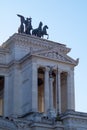 Details of Altare della Patria monument, Rome, Italy Royalty Free Stock Photo