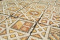 Details of an ancient byzantine mosaic. Royalty Free Stock Photo