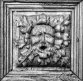 Details of an ancient Italian door.