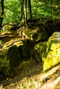 Details of the ancient temple cave