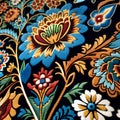 Details of the applications in Anatolian embroidery on fabric