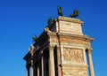 Details Arch of peace, Milano.