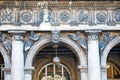 Details and arches at of facade at San Marco square in Venice Royalty Free Stock Photo