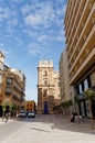 Details architecture of Spanish city. Malaga