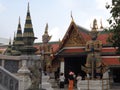 Details of architeture at Wat Phra Kaew in