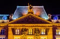 Details of Aubette, a historical building on Place Kleber in Strasbourg Royalty Free Stock Photo