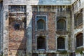 Details of the back facade of the Tiled Kiosk. Is a pavilion set within the outer walls of Topkapi Palace. It was built in 1472.