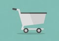 Details or background elements are present, emphasizing the cart\'s Royalty Free Stock Photo