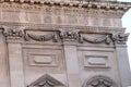 Details of the baroque that can be admired in the city of Lecce in Apulia, Italy Royalty Free Stock Photo