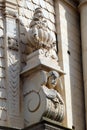 Details of the baroque that can be admired in the city of Lecce in Apulia, Italy Royalty Free Stock Photo
