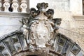 Details of the baroque that can be admired in the city of Lecce in Apulia, Italy Royalty Free Stock Photo