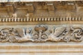 Details of the baroque that can be admired in the city of Lecce in Puglia Royalty Free Stock Photo