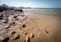 Details of the beautiful Cala Silenzio in San Lorenzo beach, Sicily