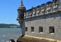 Details of Belem Tower, Portugal Royalty Free Stock Photo