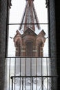 Details of bell tower Epiphany Cathedral in Kazan Royalty Free Stock Photo