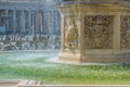 Details of the Bernini Fountain in the Vatican Royalty Free Stock Photo