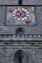 Details from the Black Church masonry (Biserica Neagra), Romania, Transylvania, Brasov Royalty Free Stock Photo