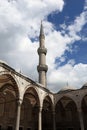 Details of Blue Mosque courtyard Royalty Free Stock Photo