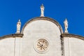 Details of the building in the historic centre of Jelsa town Royalty Free Stock Photo