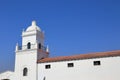 Details of the building of the old colonial wine maker Bodega El Esteco at Cafayate Royalty Free Stock Photo