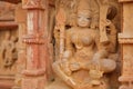 Details of the carvings of the Hindu Temple of Menal, Rajasthan, India. Menal is located 54 km from Chittorgarh Royalty Free Stock Photo