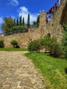 Details of the castle of Agropoli, Cilento