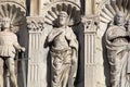 Historical sculpture of Duomo of Como