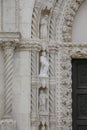 Details of the Cathedral of St Jacob at Sibenik Old Town, Croatia, Europe Royalty Free Stock Photo