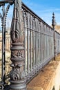 Details, cemetery fence