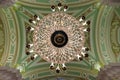 Details of chandelier in orthodox russian cathedral Royalty Free Stock Photo