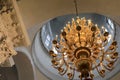 Details of Chandelier in church Royalty Free Stock Photo