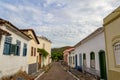 Detail of the city of Goias in colonial style.