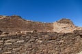 Details of Chetro Ketl Great House at Chaco Canyon Royalty Free Stock Photo