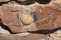 Details of Chetro Ketl Great House at Chaco Canyon Royalty Free Stock Photo