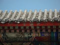 details of Chinese style roof Royalty Free Stock Photo