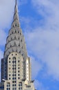 Details of the Chrysler building facade Royalty Free Stock Photo