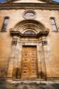Details of a church door in Florence Royalty Free Stock Photo
